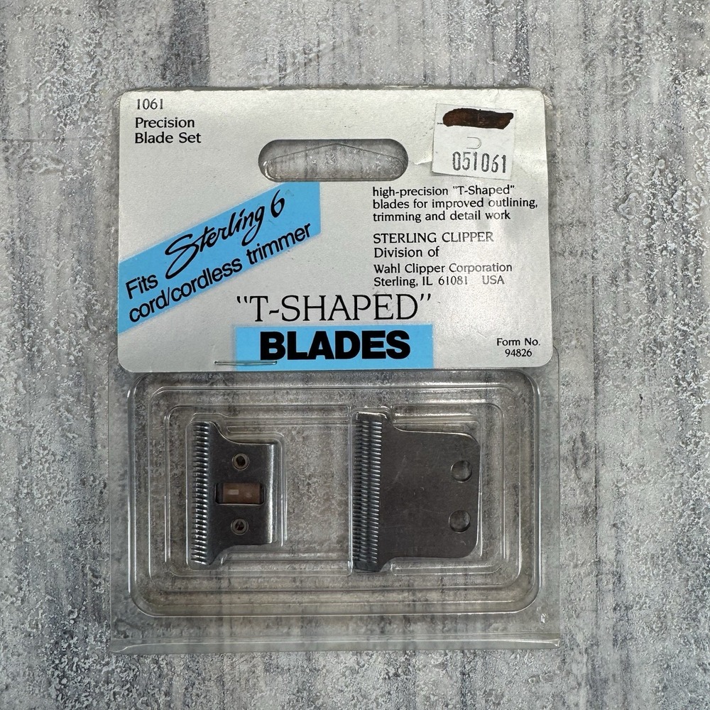 New T Shaped 1061 Blade Set Fits Sterling 6  Cord cordless Hair Clipper